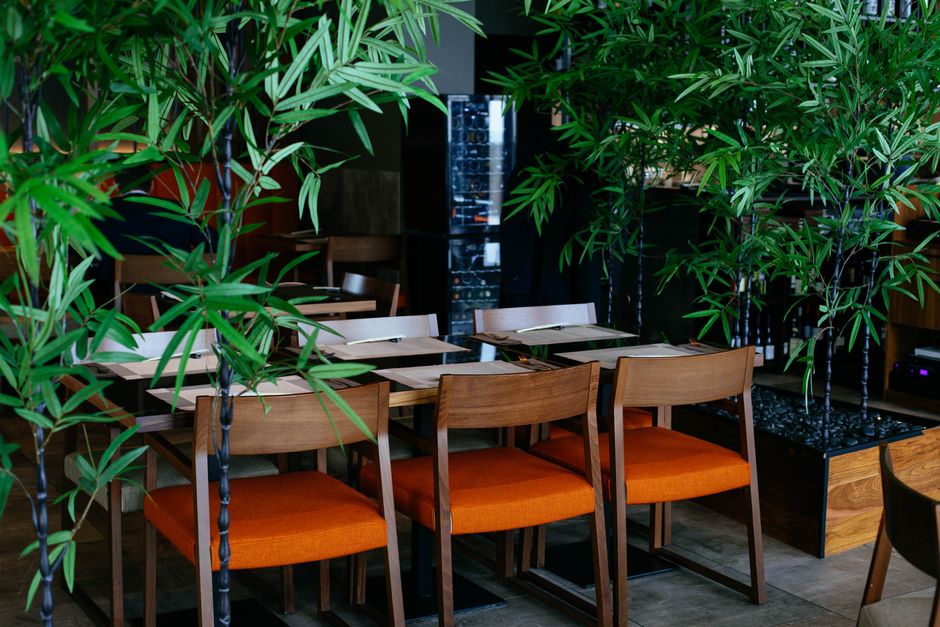 Stijlvolle salontafel van hernieuwbaar bamboe. Stijlvolle salontafel van hernieuwbaar bamboe.